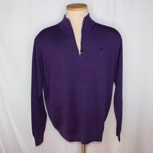 Peter Millar 1/4 Zip Merino Wool Silk Sweater